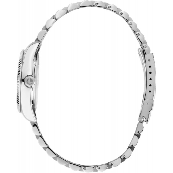 SECTOR Orologio Donna, Tempo, Data, Analogico, Cinturino in Acciaio, Cassa 32 mm, Collezione 240 - R3253240515