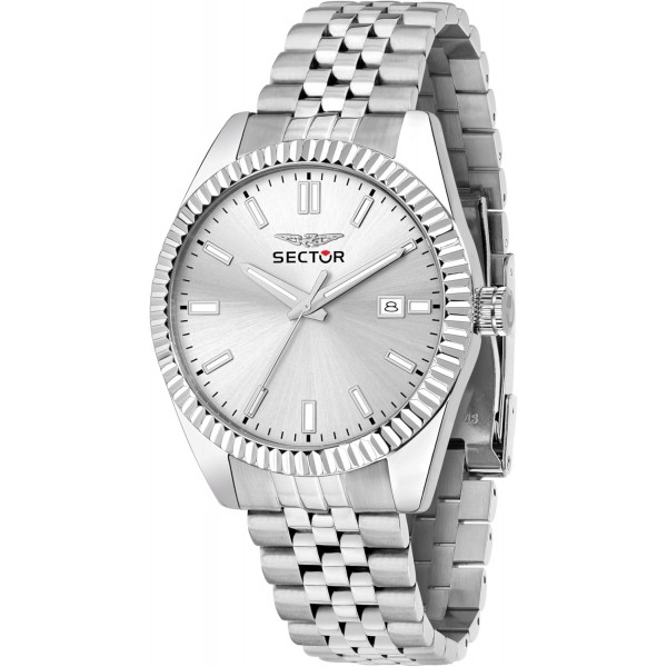 Sector No Limits Orologio Uomo, Tempo, Data, Analogico, Collezione 240 - R3253240014