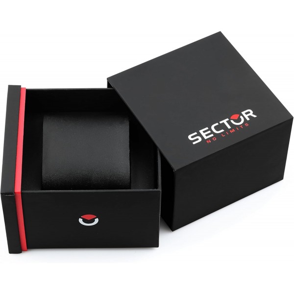Sector No Limits Orologio Uomo, Tempo, Data, Analogico, Collezione 240 - R3253240014