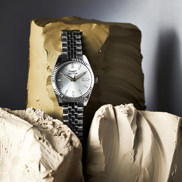 Sector No Limits Orologio Uomo, Tempo, Data, Analogico, Collezione 240 - R3253240014