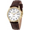 Chronostar VINTAGE Orologio Uomo Tempo e data in Lega, PVD Argento, Pelle naturale - R3751121003