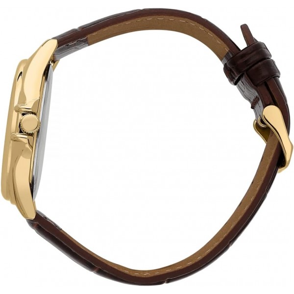 Chronostar VINTAGE Orologio Uomo Tempo e data in Lega, PVD Argento, Pelle naturale - R3751121003