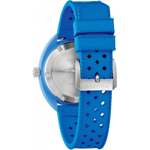 Bulova Orologio Uomo Snorkel Blue Tang 41mm Bioceramic Azzurro 98B445