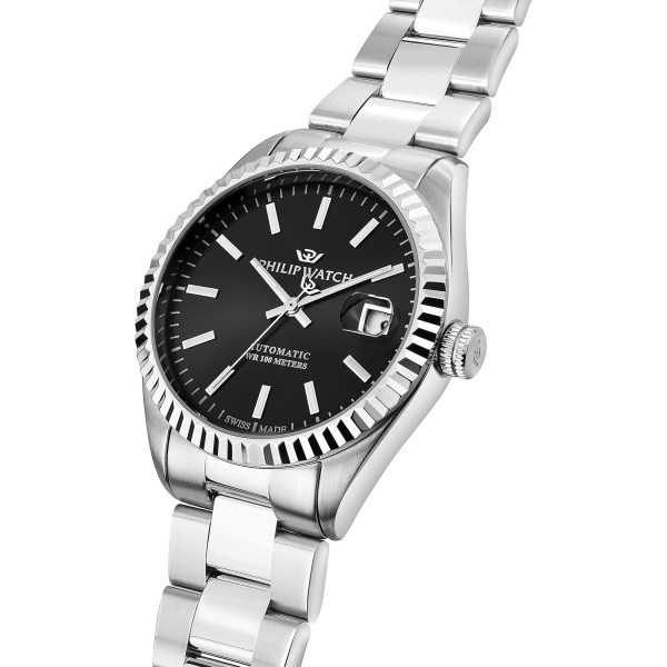 Philip Watch Caribe Orologio Uomo, Tempo e data, Analogico - 39mm