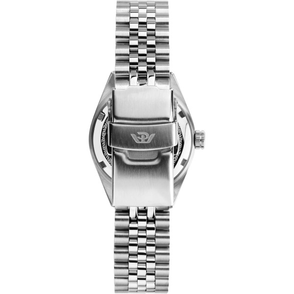 Philip Watch Orologio Donna, Tempo, Data, Analogico, Cinturino in Acciaio, Collezione Caribe - R8253597657