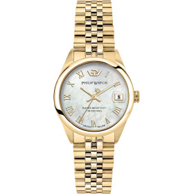 Philip Watch Caribe Orologio Donna, Tempo e data, Analogico - 39mm
