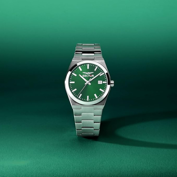 Sector No Limits Orologio Uomo, Tempo, Data, Analogico, 40 mm, Collezione C300, Idee Regalo Uomo