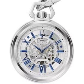 BULOVA 96A304 Orologio da Tasca Sutton Edizione Limitata Automatico Acciaio 50mm