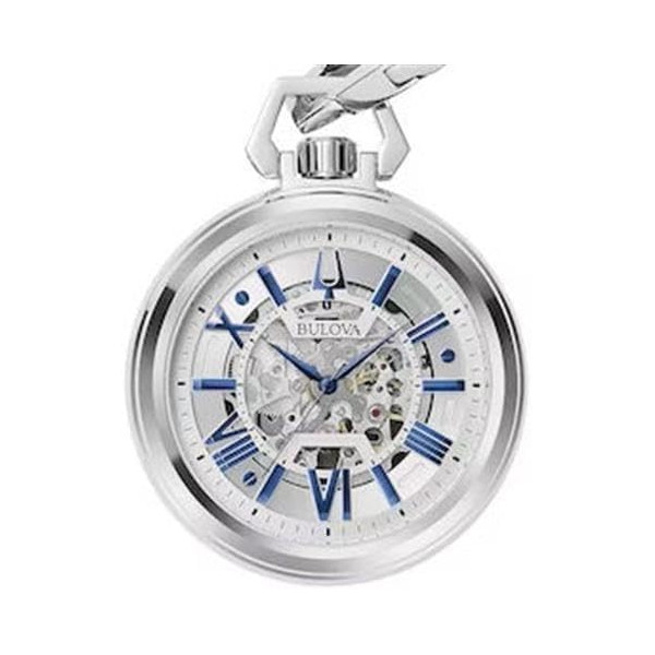 BULOVA 96A304 Orologio da Tasca Sutton Edizione Limitata Automatico Acciaio 50mm