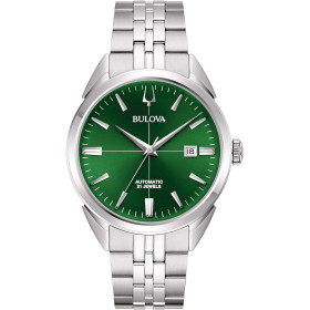 BULOVA 96B424 Sutton Automatic Orologio Uomo Acciaio Quadrante Verde 41mm