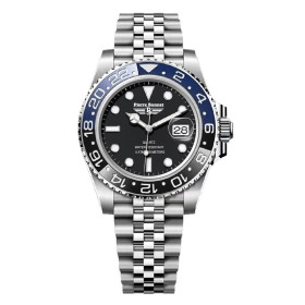 PIERRE BONNET Adventure 9282AC Orologio Uomo Acciaio Seiko GMT Style Batman