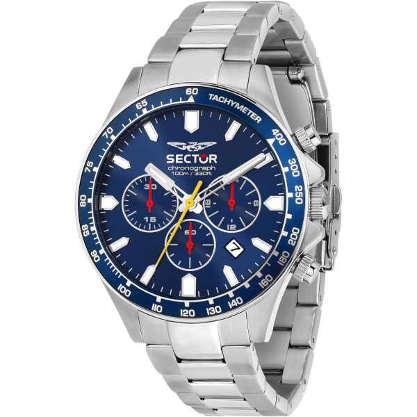 SECTOR NO LIMITS 230 R3273661056 Orologio Uomo Cronografo Acciaio 43mm