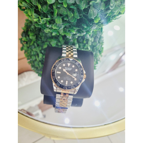 Pierre Bonnet Adventure 9283BR Uomo Quarzo Seiko Acciaio Rosé GMT Style 5 ATM