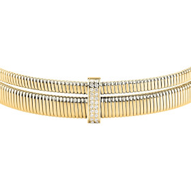 Morellato Onda SAZP05 Bracciale Donna Acciaio Dorato con Cristalli 55 mm