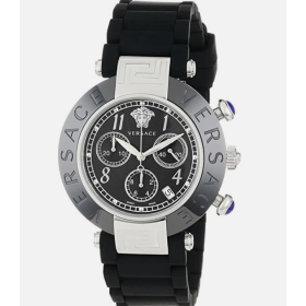 Versace Reve 95CCS9D008 SC09 Orologio Donna Cronografo Quarzo Svizzero Ceramica Nera 40 mm