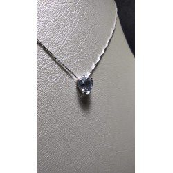 COLLANA CON ACQUA MARINA CT 0.60