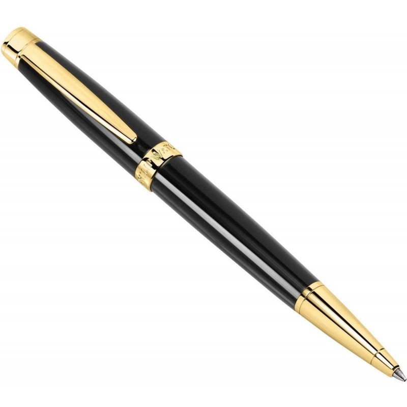 Philip Watch Penna a sfera unisex, Collezione Philip Watch Writings, in ottone, smalto nero - J820626